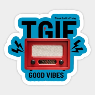 TGIF Sticker